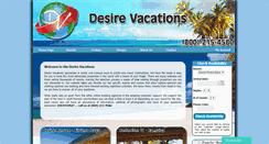 Desktop Screenshot of desirevacations.com